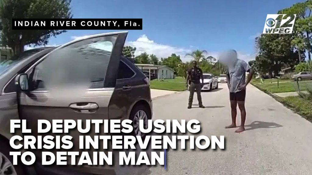 Florida deputies using crisis intervention to safely detain man in distress